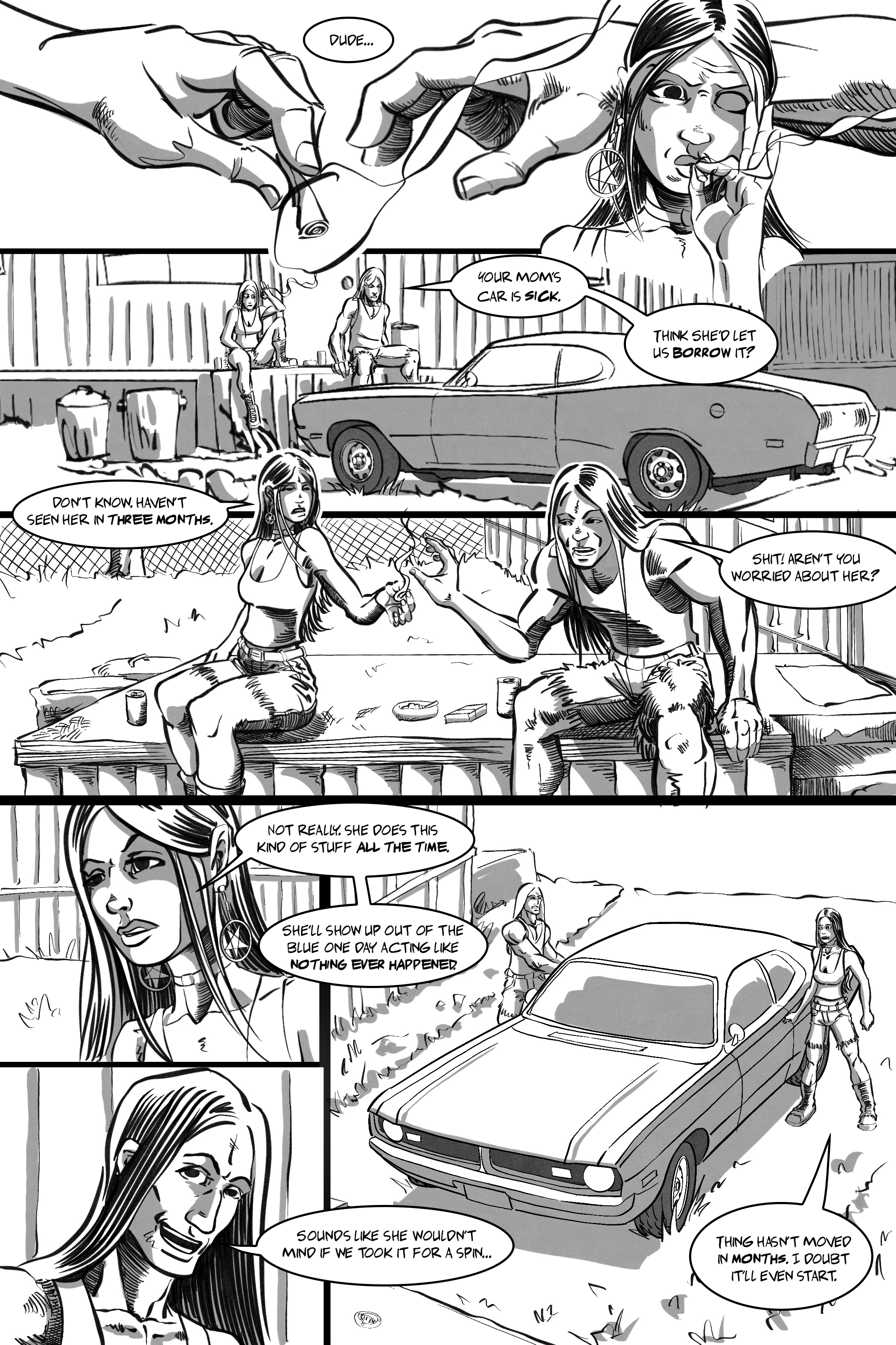 Hellbound Slant 6 #4 preview pages
